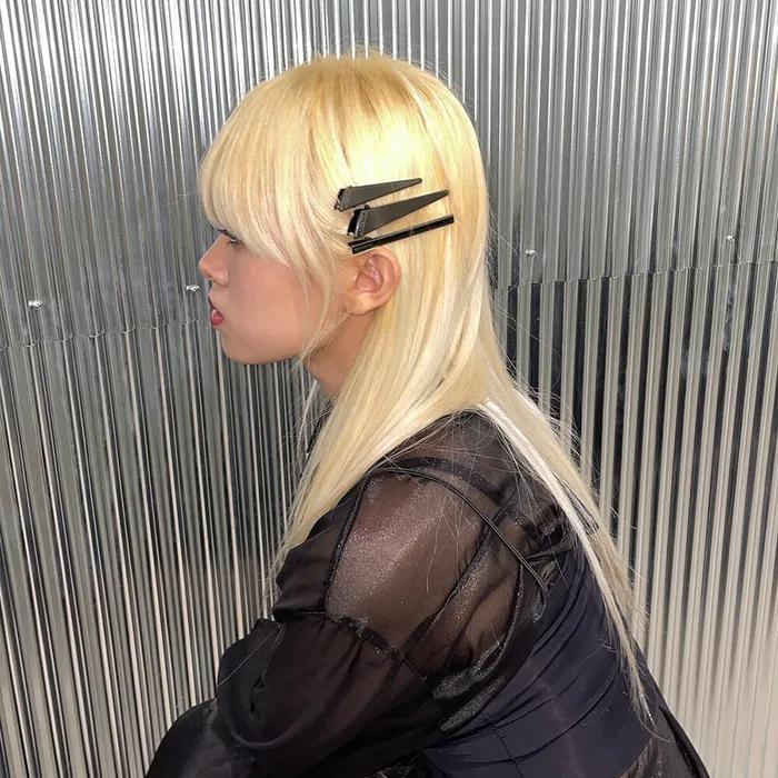 NO.364 [BLACK] HAIR PIN 3set TRIANGLE