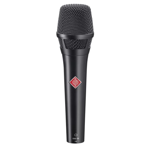 Neumann KMS 104 PLUS BK Handheld Cardioid Stage Vocal Microphone with Low Frequency Extension, Black (Product Code: 008625)