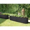 Galvanized Raised Garden Beds Outdoor 8×2×2 Ft Planter Raised Beds for Gardening Vegetables Flowers Black Large Metal Garden Bo