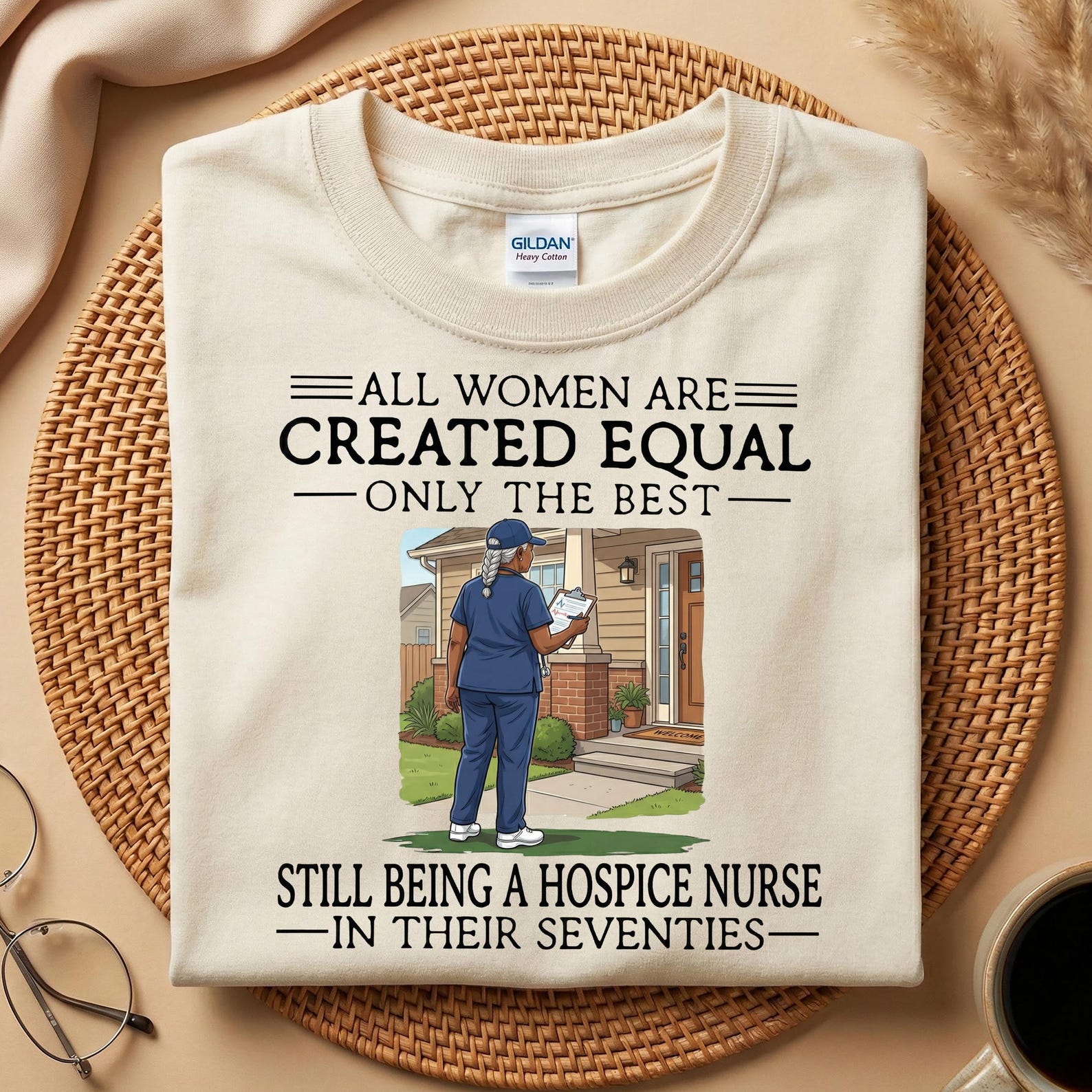 Still Being A Hospice Nurse In Their Seventies T-Shirt, Hospice Nurse Shirt, Funny Nurse 70th Birthday Tee, Retired Nurse Gift S