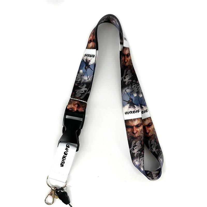 JDM Anime Lanyard: Durable Silk Woven Neck Strap for Phone and ID Badge Holders