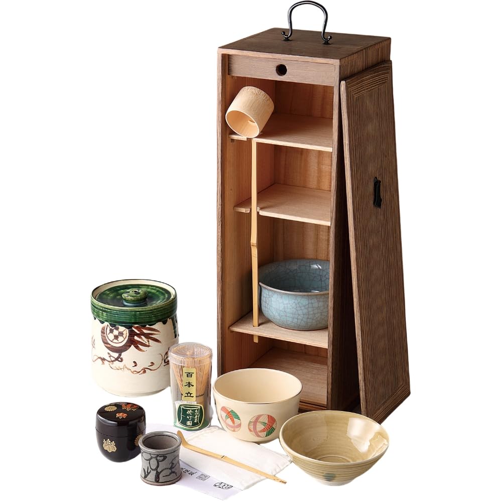 

Матча х х з обпаленою павловнією та набором танзаку Зроблено взимку Чайна вода та кришка Міно Літня чайна піала та вода Набір Сето Але-нет піала, Ш12.2 Г12.2