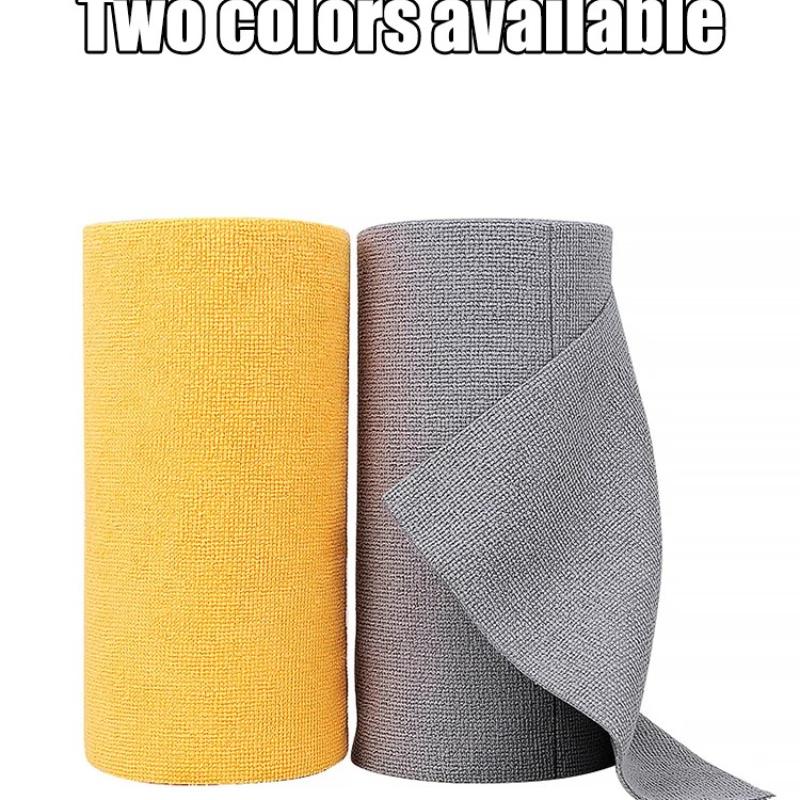 Roll of Disposable Cloth, Reusable for Both Dry and Wet Use, Tearable for Lazy People, Ultra-fine Fiber Cloth Roll for Kitchen