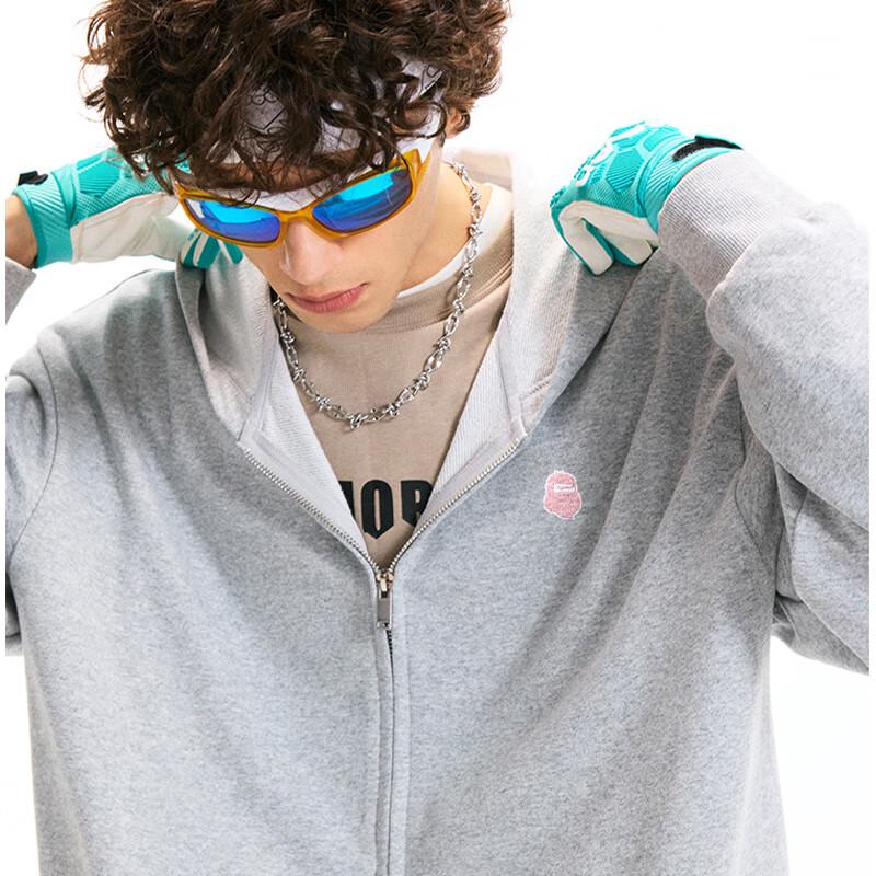 Fingercroxx Women's Fleece-Lined Loose Fit Zip-Up Hoodie