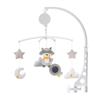 Rotating Baby Crib Mobile with Soothing Wind Chime and Bedside Bell
