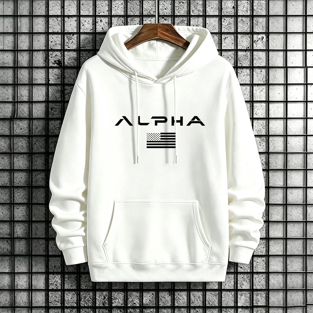 Fashion Men's Hooded Sweatshirts Autumn Winter Daily Casual Sporty Jogging Hoodies Male Home Outdoor Comfort Warm Pullover