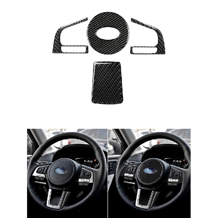 Car Carbon Fiber Central Console A/C Switch Panel Rear Dashboard Side Air Vent Outlet Cov For Subaru Forester 2013-2018