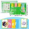 81pcs Table Model Spell Words Education Card Picture Letter Cognitive Learning Early Education Toys For Children Kids