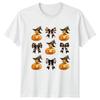 Halloween Witch Duck Pumpkin Bow Unisexs TShirt Ducks Halloween Gift For Her