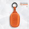 Car Key Case Cover Shell For Honda Vezel City Civic Jazz Brv Brv Hrv Remote Protector Suede Interior Accessories