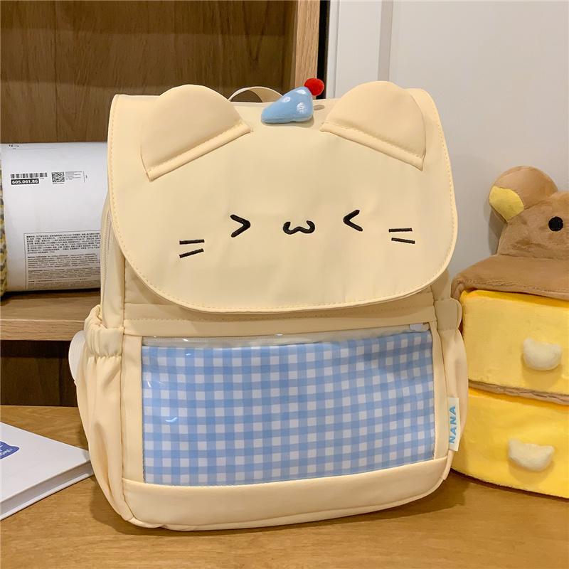 Student Schoolbag Cartoon Backpack Lightweight Backpack