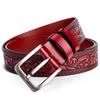 Ceintures en cuir véritable pour hommes, ceinture de styliste imprimée Vintage avec boucle ardillon, bracelet de luxe, nouvelle mode, haute qualité