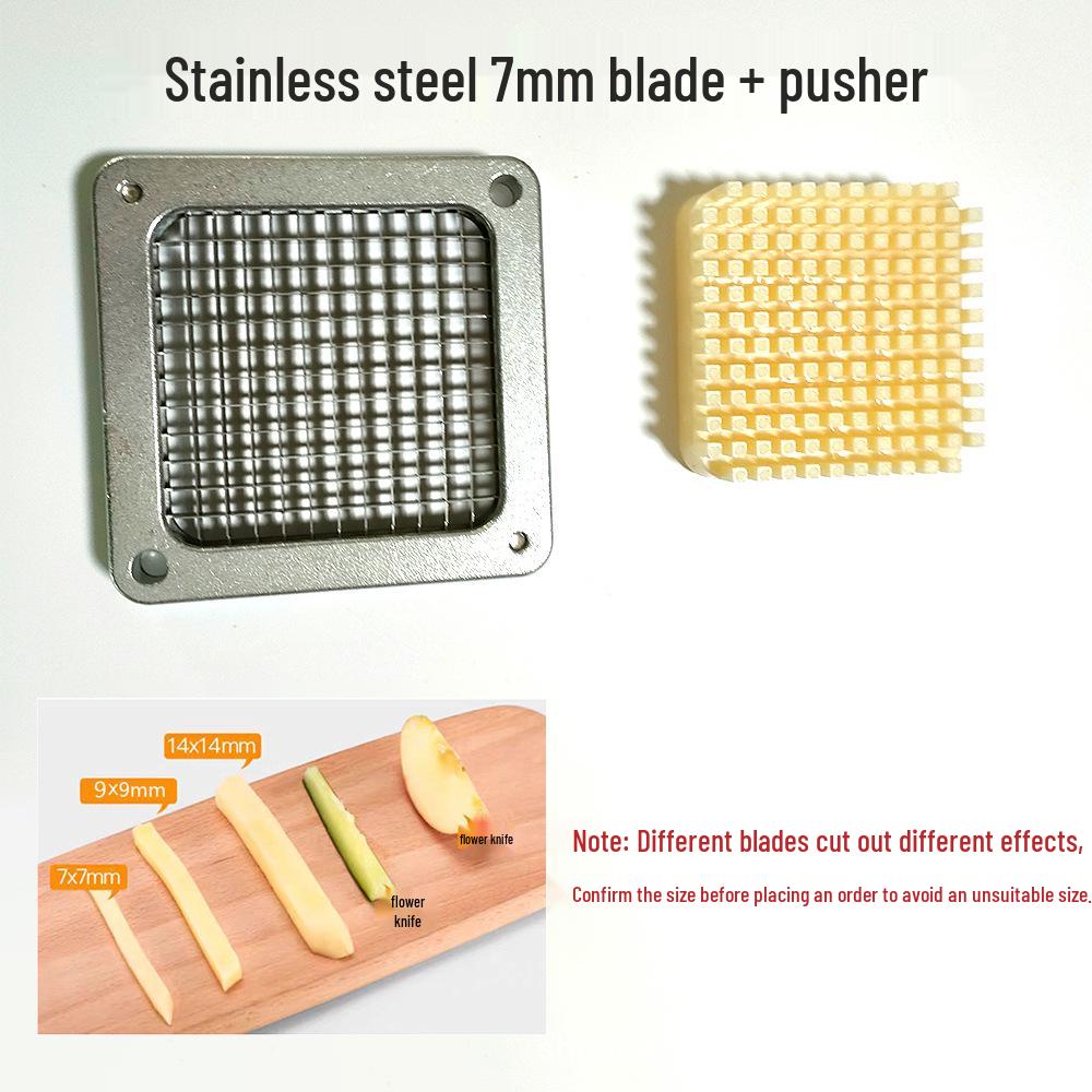 Commercial & Household Vegetable Cutter: French Fry, Potato, Cucumber, Carrot, Lettuce, Onion Dicer