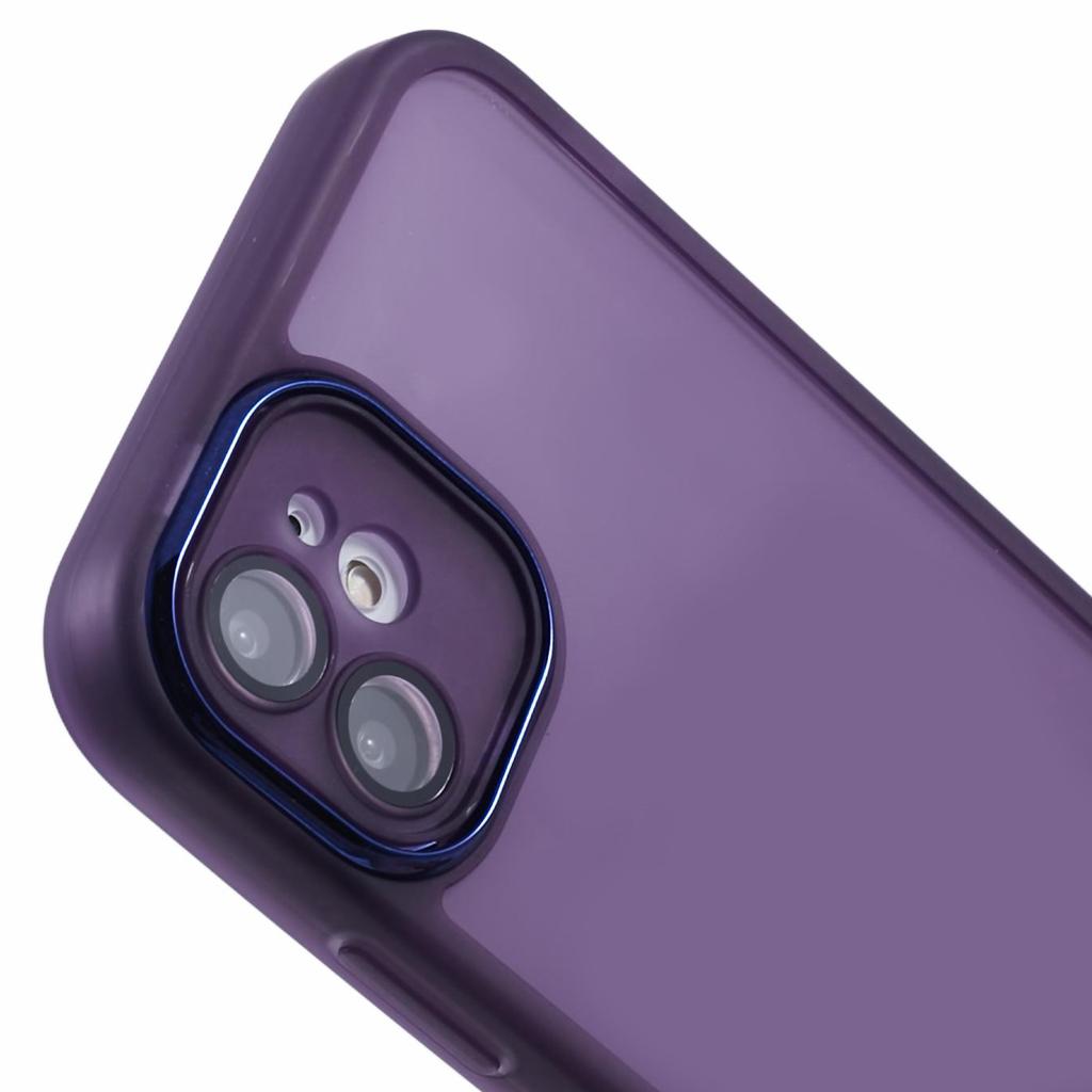 DKSM Series For iPhone 11 Case Electroplated Camera Frame TPU Phone Cover