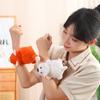 Cute Cute Animal Flipped Fox Turned Into Puppy Dog Snapping Circle Plush Toy Panda Bracelet Doll