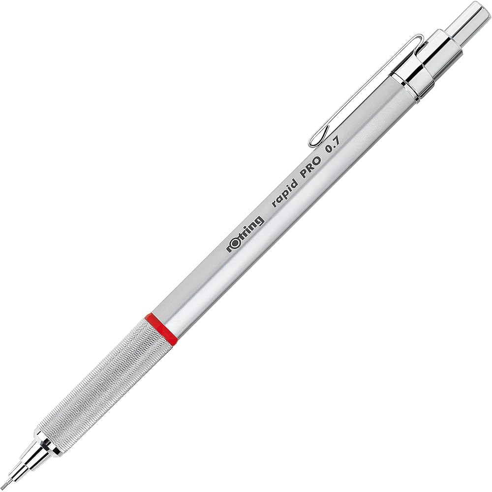 Rotring (Rotring) Mechanical Pencil Rapid Pro 0.7 mm Silver 1904-256 [Genuine Japanese]