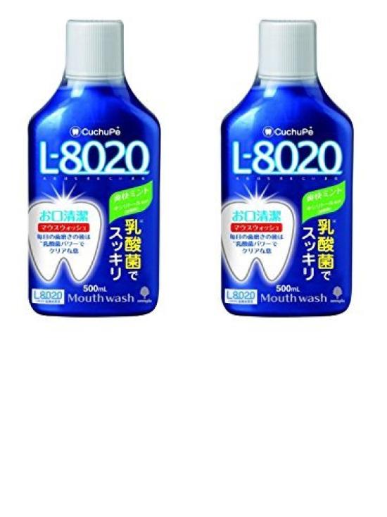 Kiyo Jochugiku Mouthwash Kutuppe L-8020 Refreshing Mint 500ml X 2