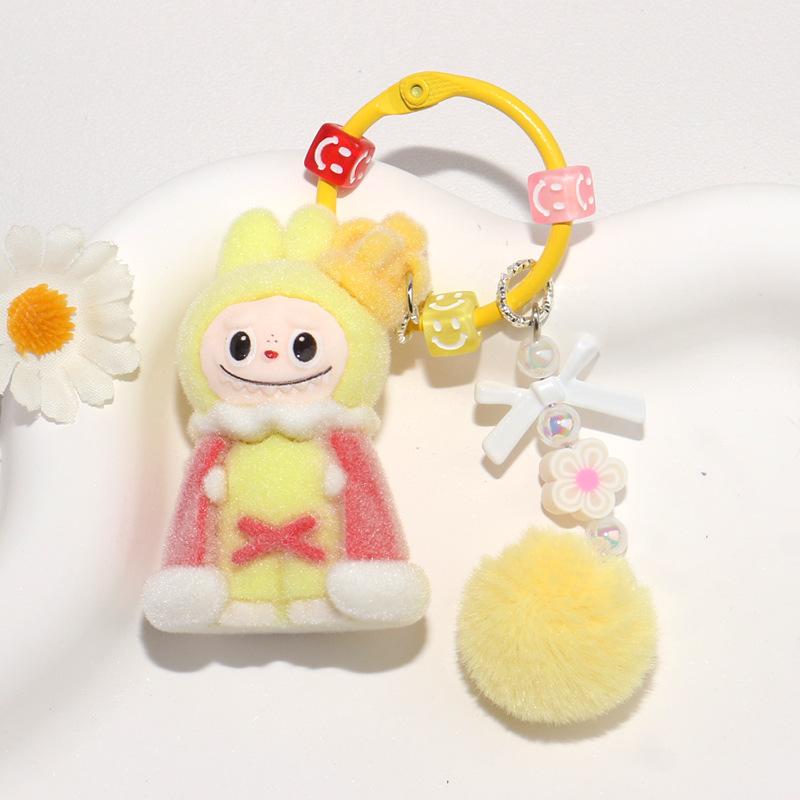 Doll Bag Couple Car Cherry Keychain Decorative Pendant Mobile Phone Chain