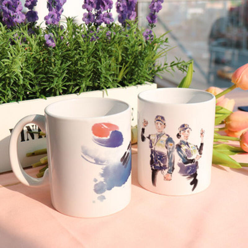if927-Design Mug 2p-Korean National Police
