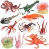 Marine Animal Simulation Models: Jellyfish, Octopus, Sea Shrimp, Sea Anemone, Squid, Horseshoe Crab, Crayfish, Arrowhead