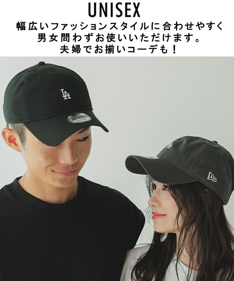 New Era 9TWENTY MLB MINI LOGO DONOBAN Special Edition Cap NY LA Baseball Cap with Mini Adjustable Cross One Size Fits Graphite (14327441) Logo, Size,