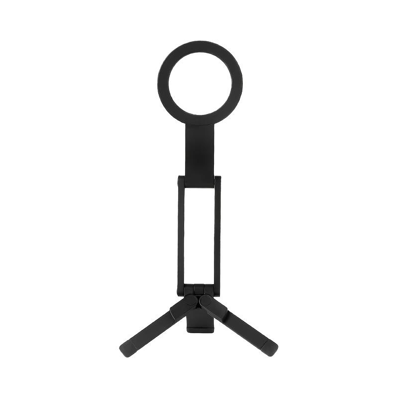 Pocket-friendly Magnetic Phone Holder Multi-functional Photography Tool Universal Magnetic Tripod for Desktop Support чёрный