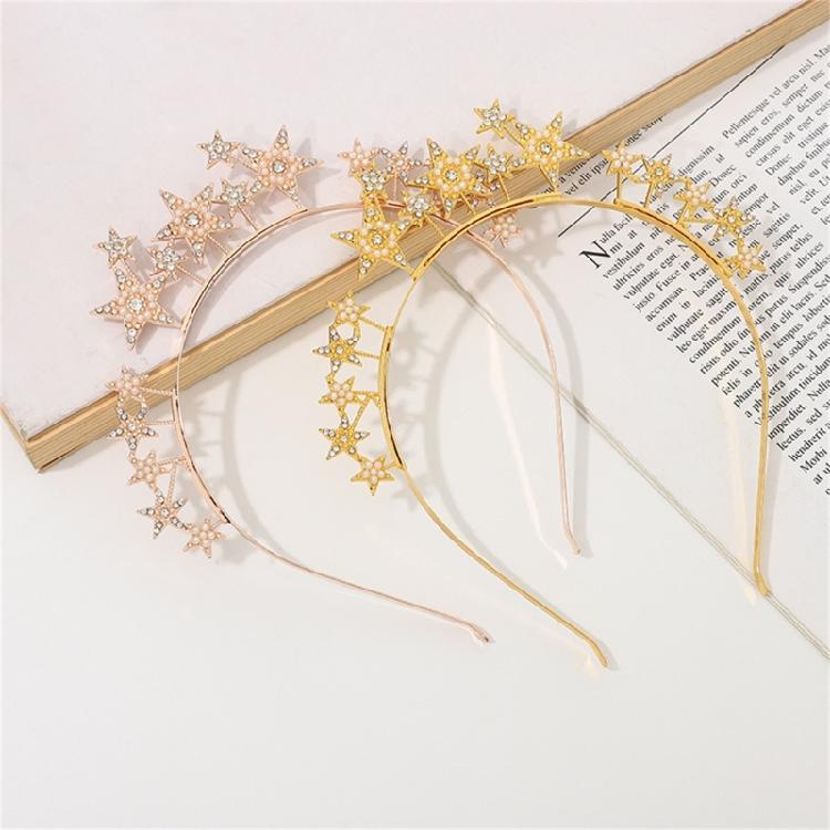 Delicate Baroque Vintage Hairband Glistening Headband Bachelorette Party Bride Bridal Jewelry Headpiece