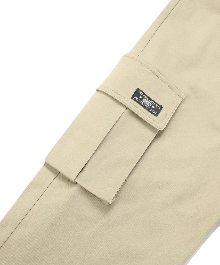 COLUMBIA UNIVERSITY Nyc Label Cp Multi Pocket Loose Fit Pants Heritage Beige