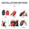 Ontto Nissan Smart Key Case Key Cover for New Serena Serena C26 C27 Key Nissan Dual Sliding Remote Control Protects Against Dirt and Carbon Fiber ABS