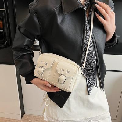 Retro High-end New Versatile Spice Girl Locomotive Bag Camera Bag Handbag Shoulder Messenger Bag