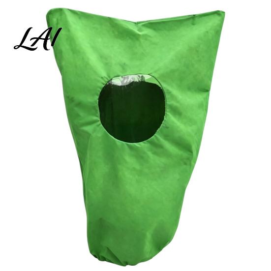 Thermal Insulation for Landscape Trees Plant Cover with Clear Window Freeze Protection Reusable Drawstring Tree Protective Garden Shrubs Cover,