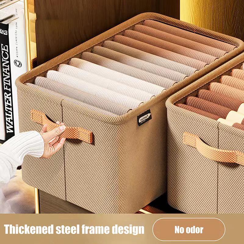 Clothes Organizer Non-Woven Wardrobe Clothes Storage Box For Underwear T-Shirt Jeans Storage Basket Cabinet Sundries Organizer
