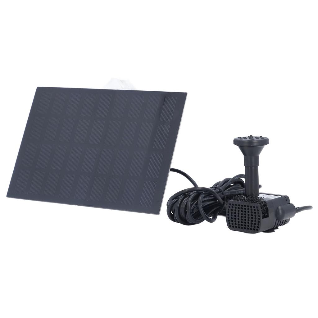 Solarwasserpumpe DC Bürstenlos Monokristallines Silizium Landschaft Schwimmende Fontäne 9V 1,8W