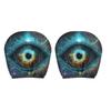 2 Pcs Ghost Headrest Covers Halloween Accessories Car Seat Headcover Car Headrest Covers  Halloween