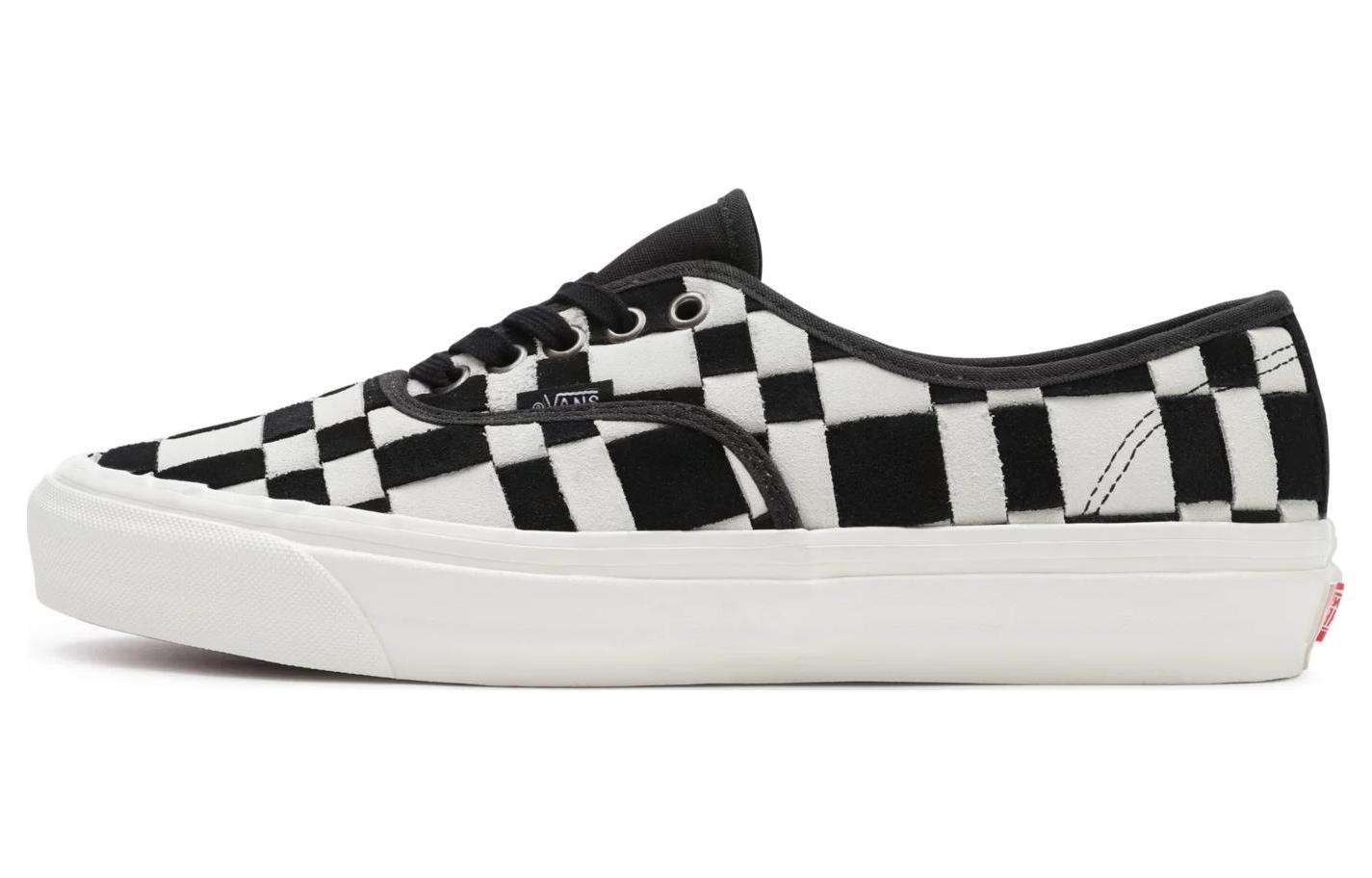 Vans Authentic Woven Check 44 Dx  Белый Черный  VN0A4BVYBA2 34.5