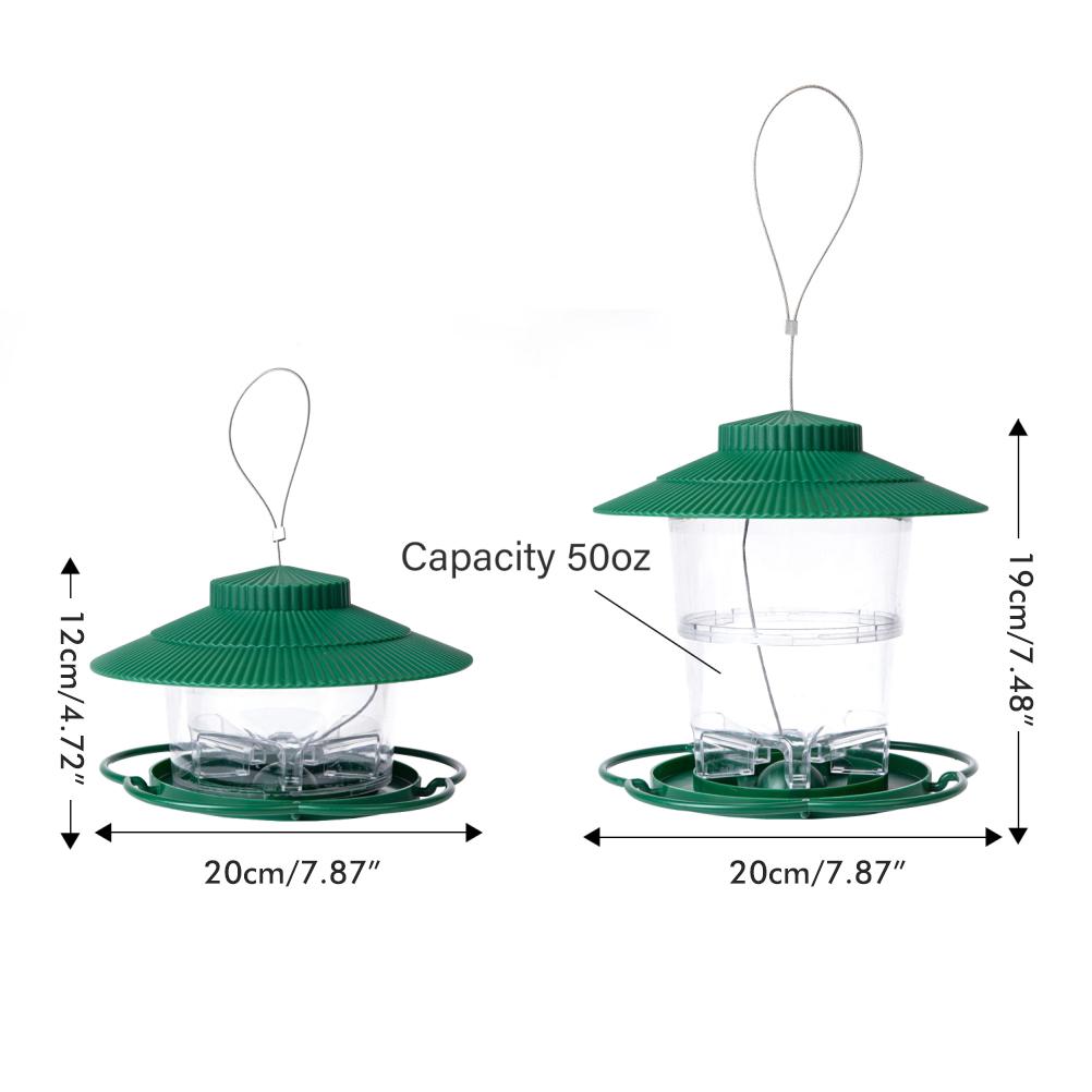 Foldable Bird Feeders for Outside Portable Proof Birds Feeder Hanging Bird Feeder for Garden