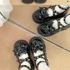 Thick Heel Sweet Cool College Style Round Head Mary Jane Single Shoes Jk Japanese Small Leather Shoes Women Lolita