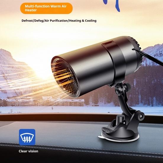 Yousheng Car Heater And Defroster 12V/24V Portable Air Heater for Quick Warm-Up Universal Vehicle Interior Warmer for Truck Van