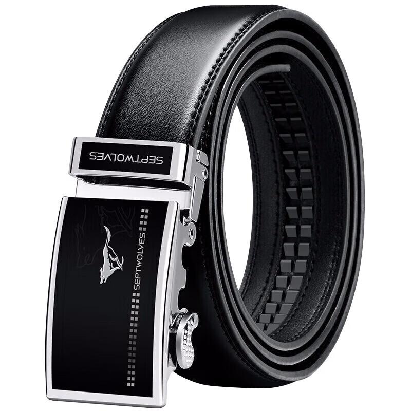 

Septwolves Men s Genuine Leather Automatic Buckle Belt 110cm