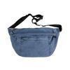 Borsa da vita in denim rétro da donna, zainetto stile college, marsupio casual, borsa a tracolla crossbody unisex ad alta capacità e borsa da cintura