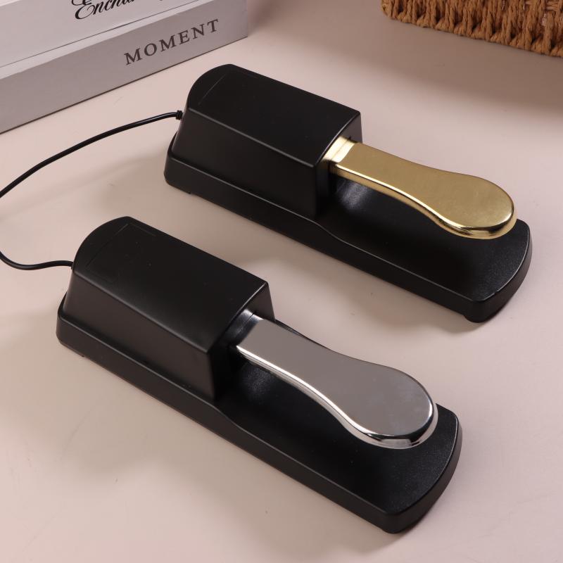 Sustain Pedal With Polarity Switch For Midi Keyboard Synth Digital Pianos Electric Piano Drum Musical Instrument Accessories