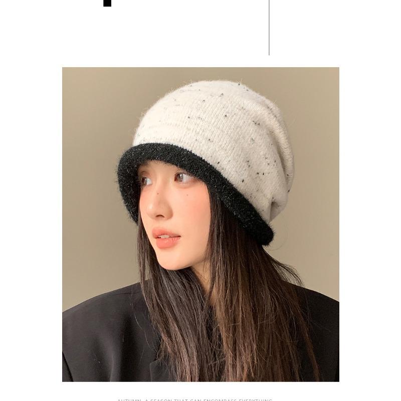 Women S Slouch Beanie Warm Windproof Korean Style Casual Cold Hat