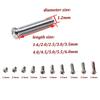 Watch Back Cover Screws 140/100pcs Repair Tool Watch Back Cover Screws Nuts Stainless Steel 1.2mm Cross Screw Assortment Kit 10 Kinds Watch Accessorie