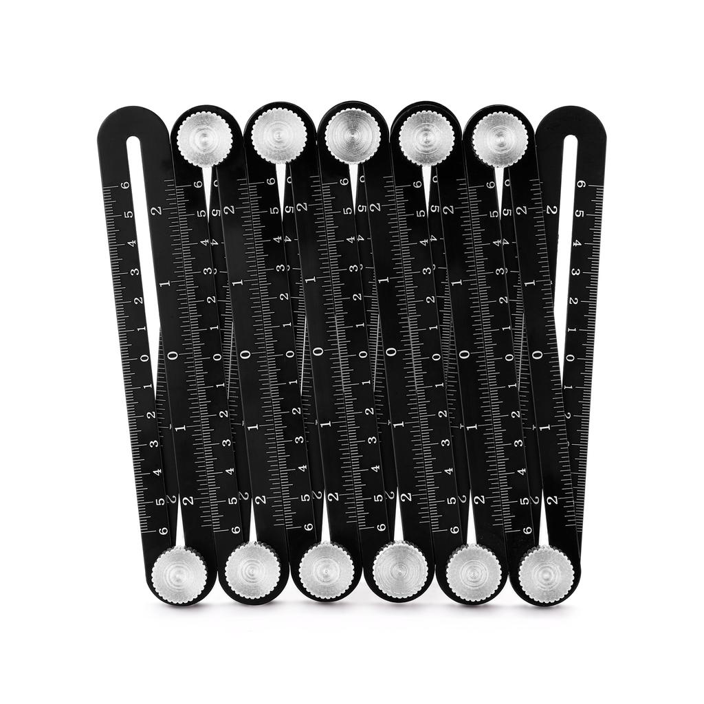 12 Fold Aluminium Alloy Ruler Multi Angle Measuring Rulers Ceramic Tile Opening Positioning