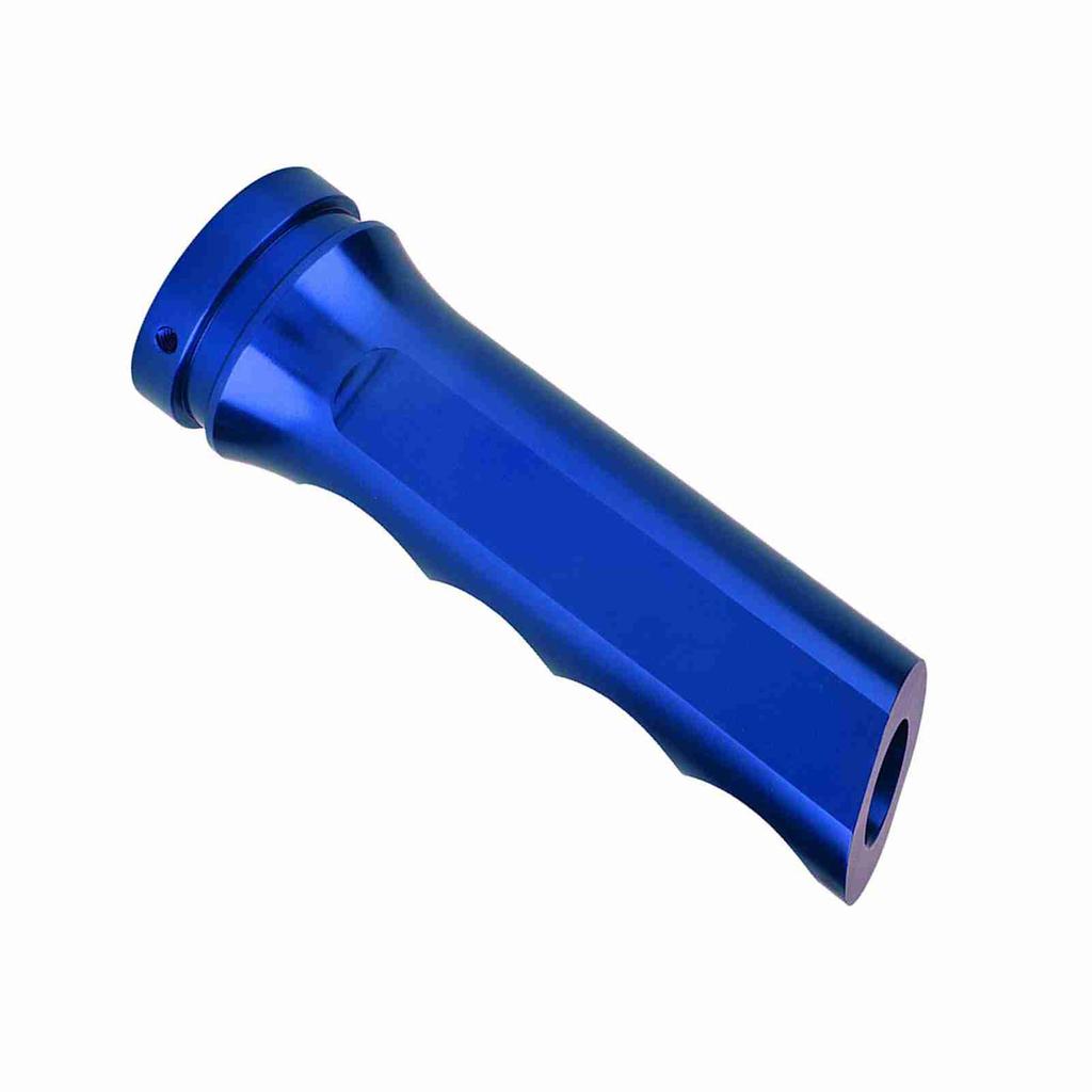 Universal Auto Auto Aluminium Handbremsabdeckung Griffschutz Handbremsmanschette Blau