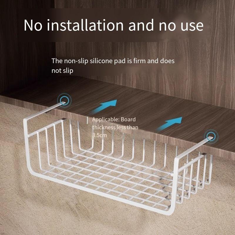 Kitchen Storage Rack Dormitory Storage Tool Hanging Layered Seasoning Hanging Basket Cabinet Hanging Cabinet Hanging Rack