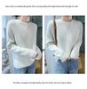 Women's Thickened Cashmere Sweater - Loose Fit, Round Neck, Long-Sleeved, Knitted Base Shirt for Autumn/Winter Fashion