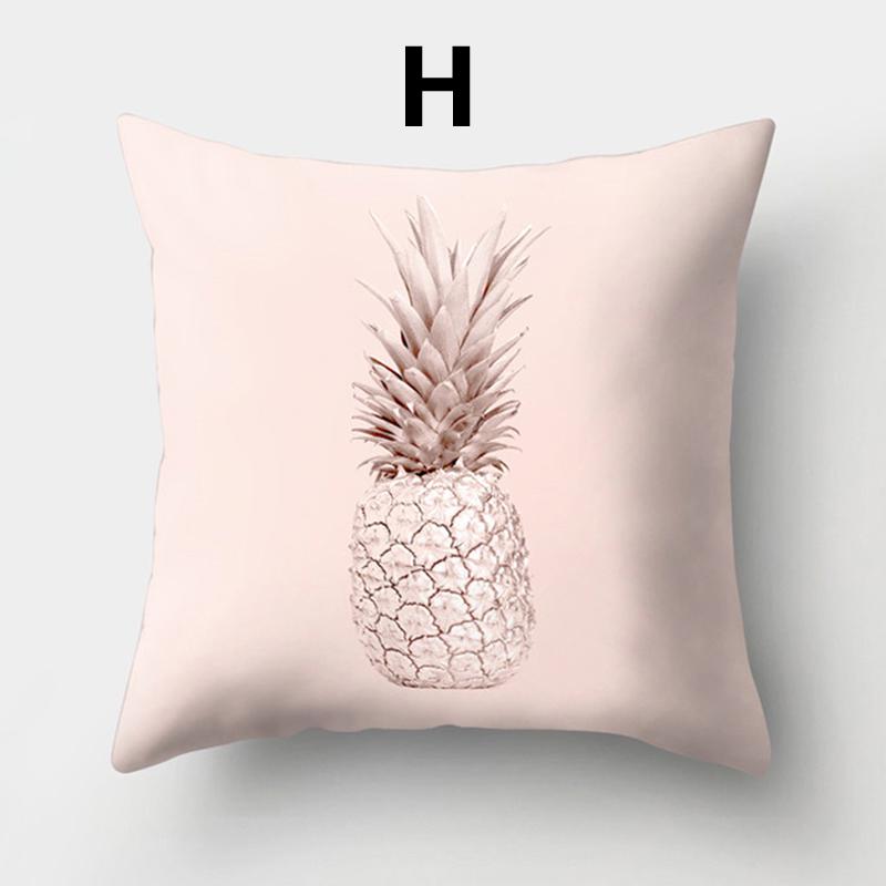 Buy Pink Rose Gold Pillow Case Glitter Geometric Cushions Cover Sofa