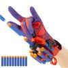 Toy Kids Plast Cosplay Hanske Launcher Sett Hero Launcher Håndledd Leketøy Halloween Morsomme leker Gutt Julegave