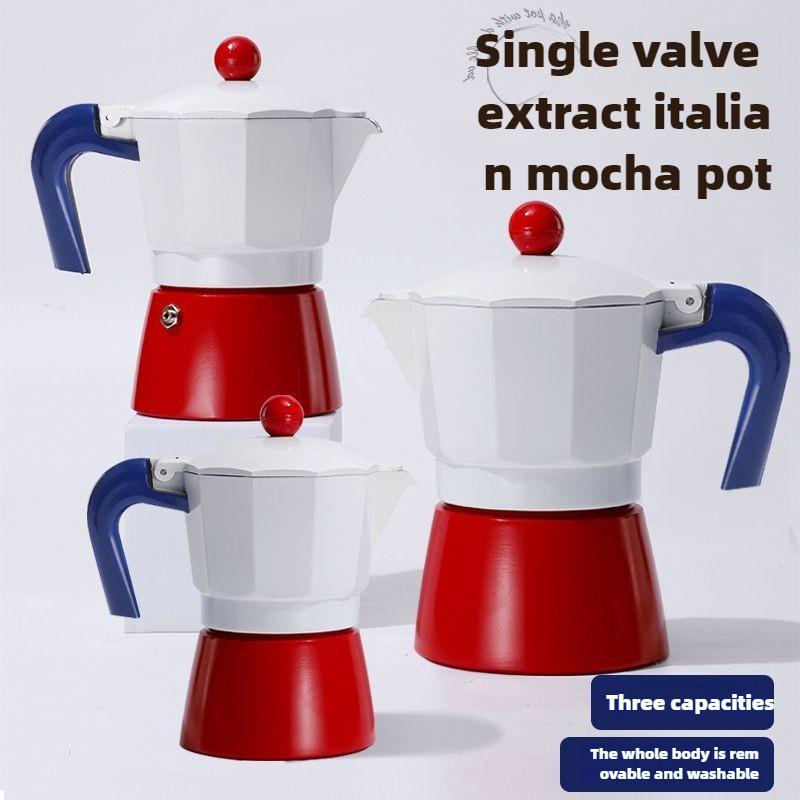 

Новая модная итальянская кофеварка Mocha Pot для дома, маленькая электрическая керамическая плита, вытяжка, кофейник для ручного заваривания, набор кофейных принадлежностей